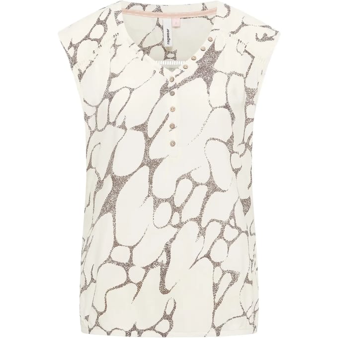 Mouwloze damesblouse Ragwear Saltty Print