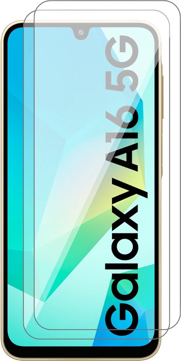 Screenprotector geschikt voor Samsung Galaxy A16 - 2x Glas Screen Protector