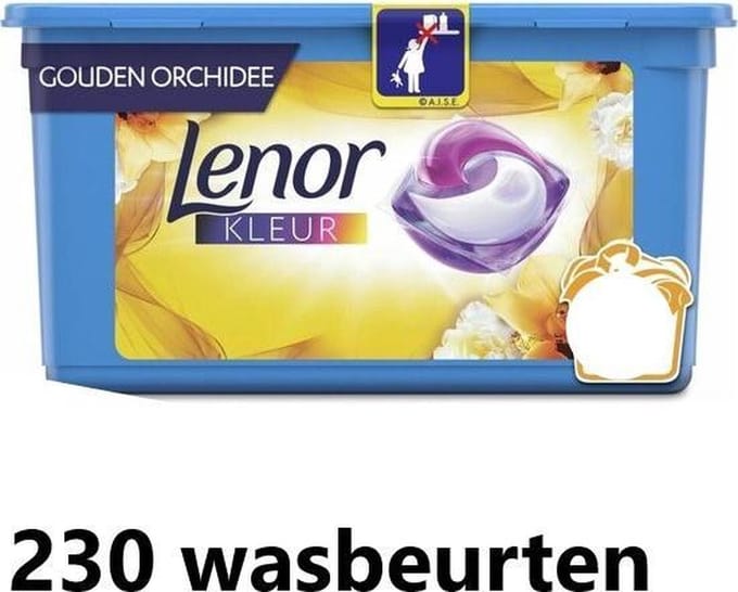 Lenor pods - Gouden Orchidee - Jaarbox 230 capsules