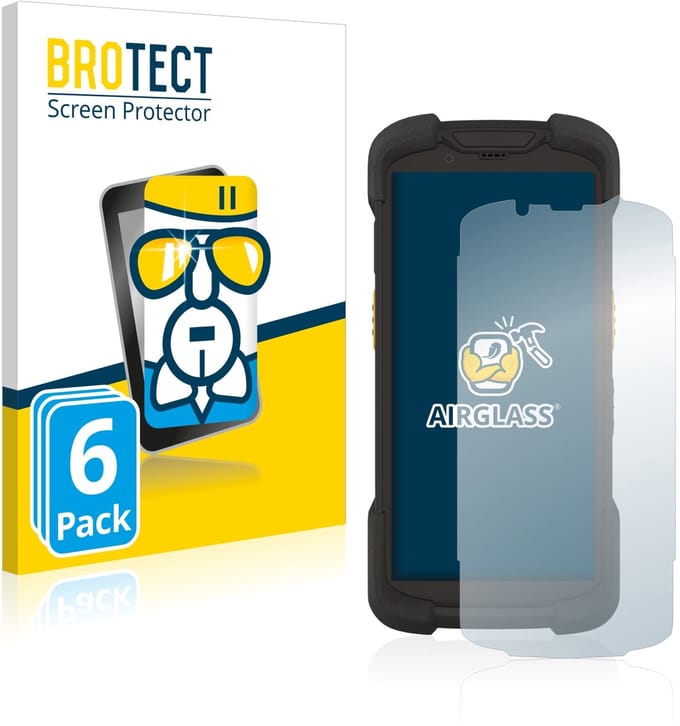 Screenprotector 6 Stuks voor Zebra TC78 Beschermglas transparant