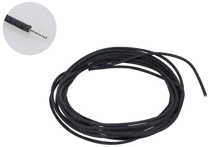 Gitaarkabel - Boston PBW10/BK - Push-back - Gevlochten - Jack - 3 meter - Zwart