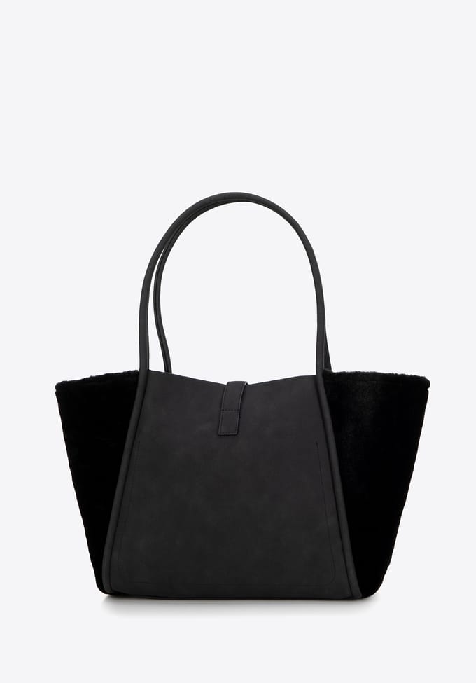 Wittchen Shopper - Dames Handtas - Eco-leer - Afneembare Binnenzak - Zwart