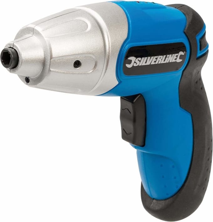 Silverline Draadloze Schroevendraaier Set - Ingebouwd Werklicht - 104-delig - 3,6 Volt