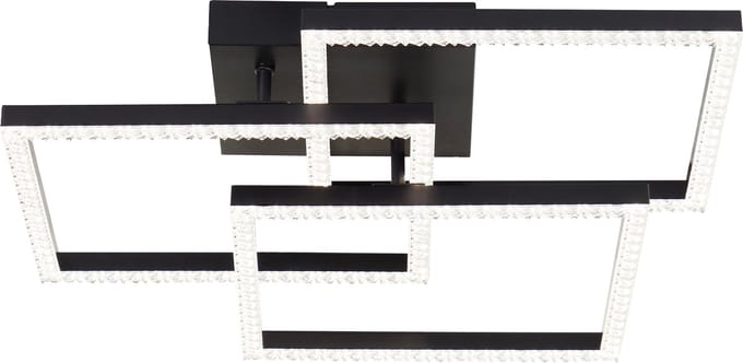 Brilliant Ranni - Plafondlamp - Crystal LED 27W - 4000K - Zwart