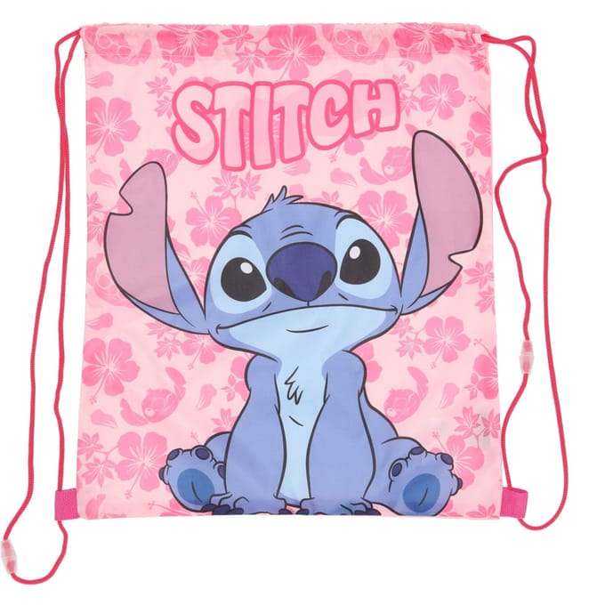 Lilo & Stitch Gymtas - Zwemtas - 40 cm - Roze - Voor Kinderen