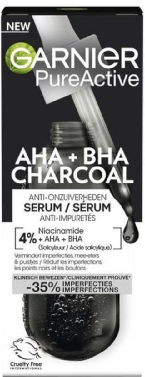 Garnier pure active siero aha + bha anti imperfezioni 30 ml