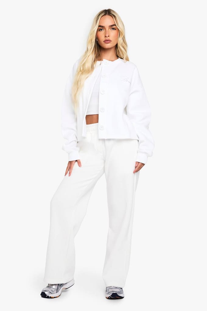 boohoo Dames Bruids Geborduurde Cardigan | Wit | Maat: Medium
