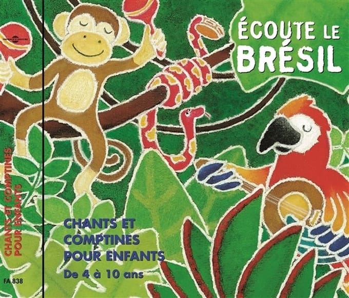 Teca Calazans - Ecoute Le Bresil - Chants Et Comptines Pour Enfant (CD)