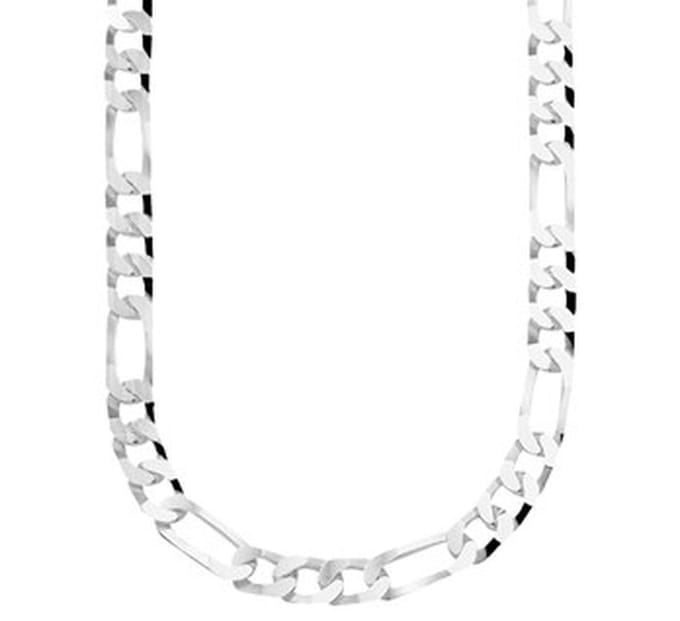YO&NO - Ketting - Zilver - Figaro -  6,0 mm -  60 cm - Zilver 925