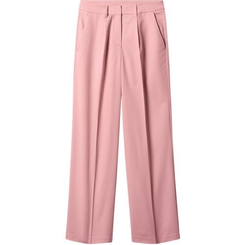 ESMARA Dames broek - Wide leg (Roze, 38)