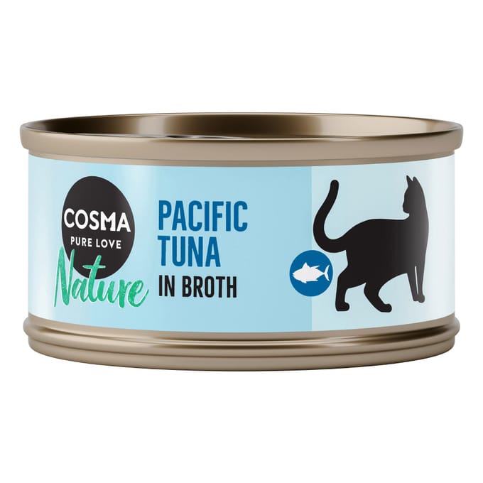 6x70g Pacifische Tonijn Cosma Nature Kattenvoer