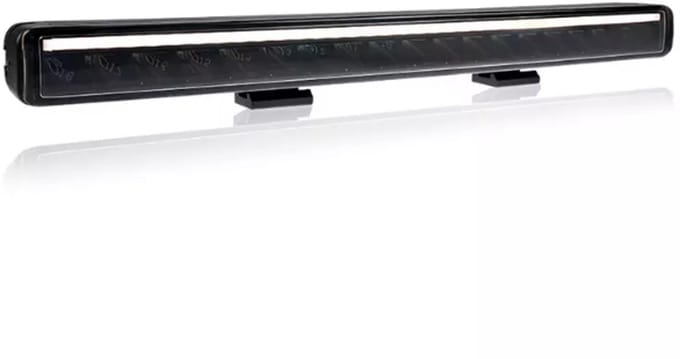 LED bar - W-Light - Wave II - 20.9 - 53.2cm - Smoke - curved - Positielicht Wit/Amber - Driving