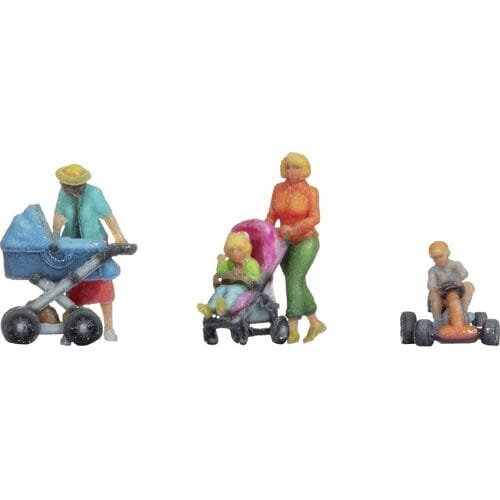 NOCH 44445 Z Moeders met kinderen figuren Geverfd, Zittend, Staand