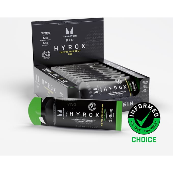 Pre-Workout Gel - 12 x 50g - Green Apple (HYROX Edition)