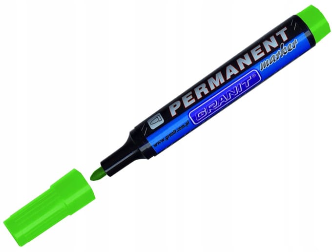 Granit Marker Permanent Groen Fluo M860 Waterdicht
