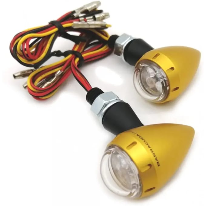 Paar motorfiets LED-knipperlichten Barracuda S-Led3 B-Lux