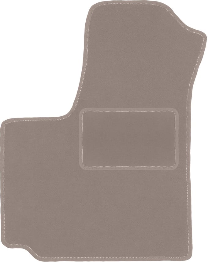 Beige bestuurdersmat voor: FIAt Doblo I combivan (2000-2009)