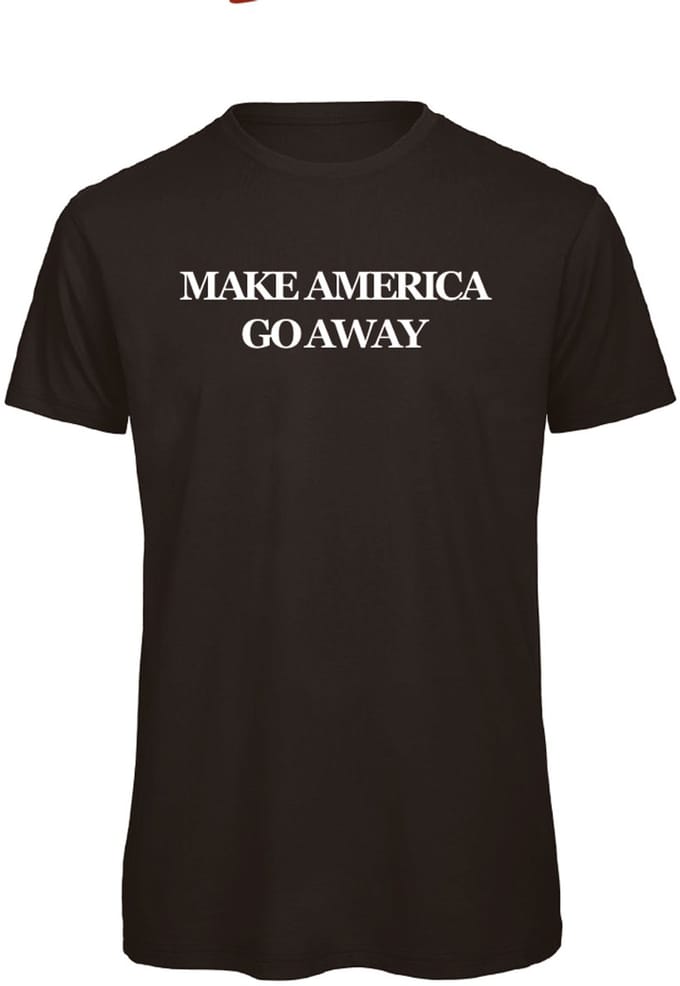 Make America go away (MAGA) - t-shirt - zwart | wit - M