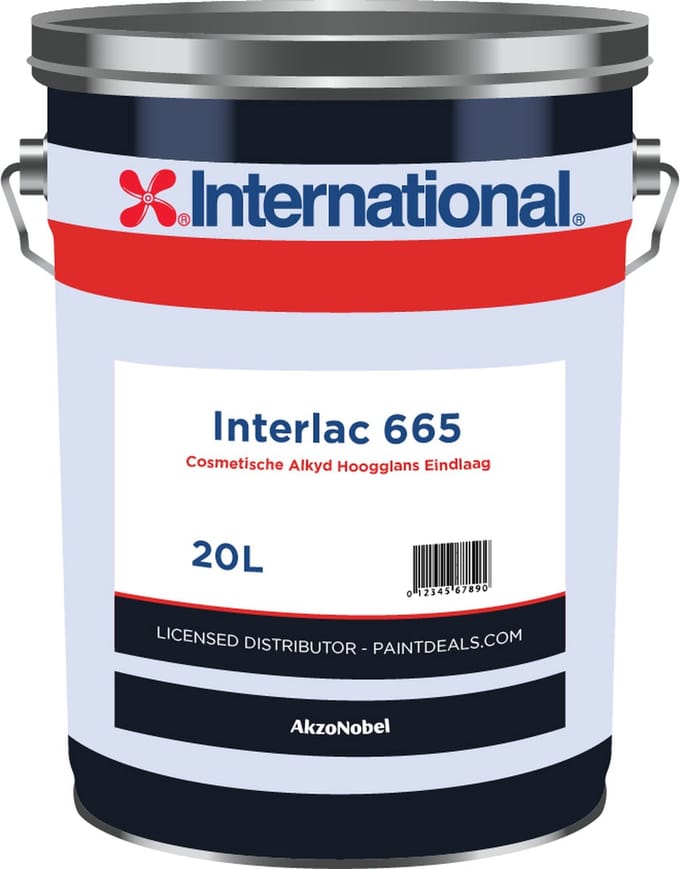 Interlac 665 (5L & 20L) - 1 Comp. - Gekleurde Eindlaag - UV Bestendig