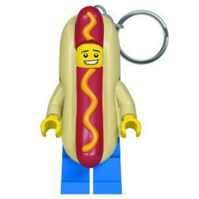 LEGO Iconic - Sleutelhanger - LED Lampje - Hotdog Man