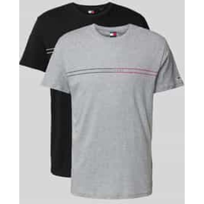 T-shirt met labelprint