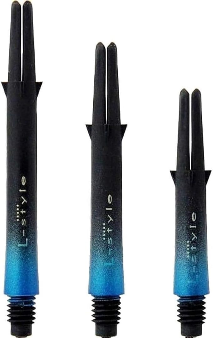 Korte Carbon Dart Shafts Tweekleurig Extra Duurzaam met Flight Protectors