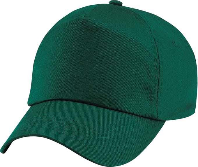 Beechfield Unisex Junior Junior 5 Panel Baseball Cap (Fles groen)