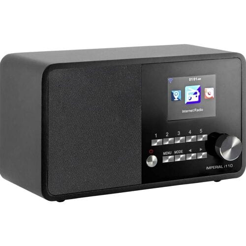Imperial DABMAN i110 – Internetradio – DAB+ / FM Radio – WiFi – Zwart