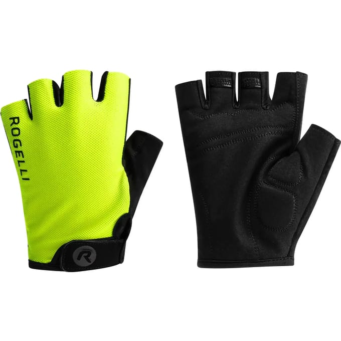 Rogelli Core Kind Fietshandschoenen - Zomer - Korte vinger - Fluor