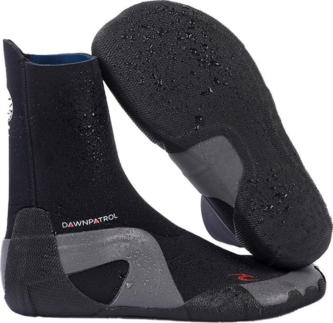 2025 Rip Curl Dawn Patrol 3mm Round Toe Neoprene Boots - Black