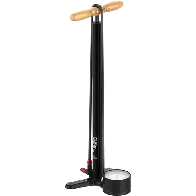 Lezyne Steel HV Floor Drive Fietspomp - 100psi - Grijs