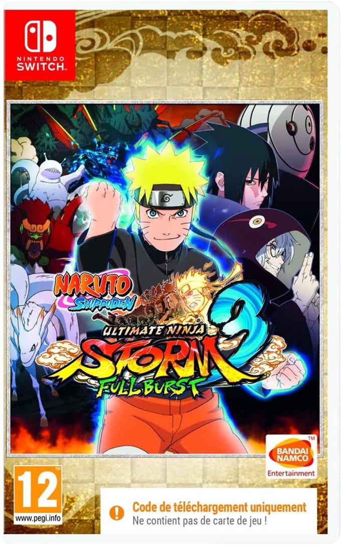 Naruto Shippuden: Ultimate Ninja Storm 3 Full Burst (Code in A Box) - Nintendo Switch - Fighting