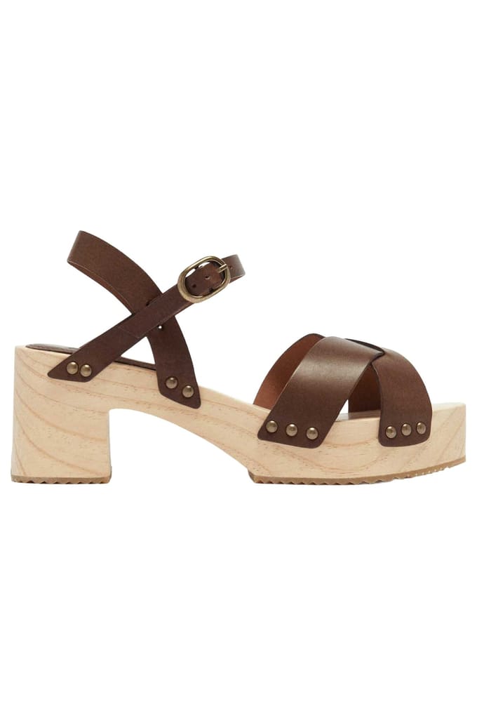 BA&SH Sandales Chirley Marron Taglia: 38 | Infradito Outlet | Donna