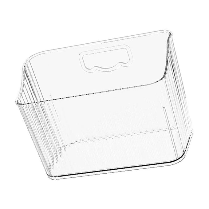 Zwevende Planken Bak Organizer Plastic Gatvrij Wandgemonteerde Opbergorganizer Doos white