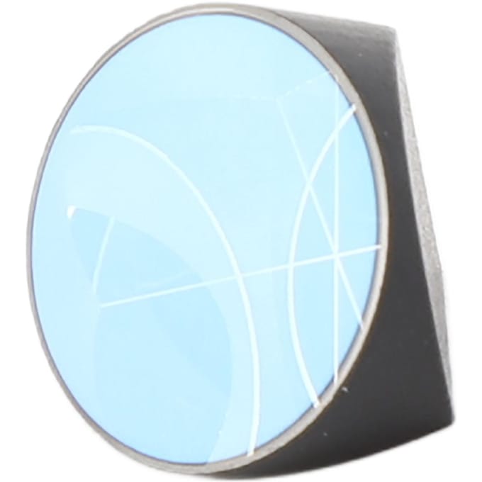 Prisme Cube d'Angle Verre Optique Excellente Transparence Prisme Station Totale 17,8 mm Diamètre