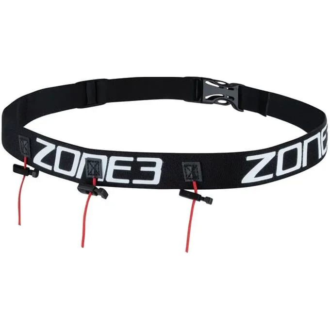 Zone3 Gel Loops Startnummerband Zwart