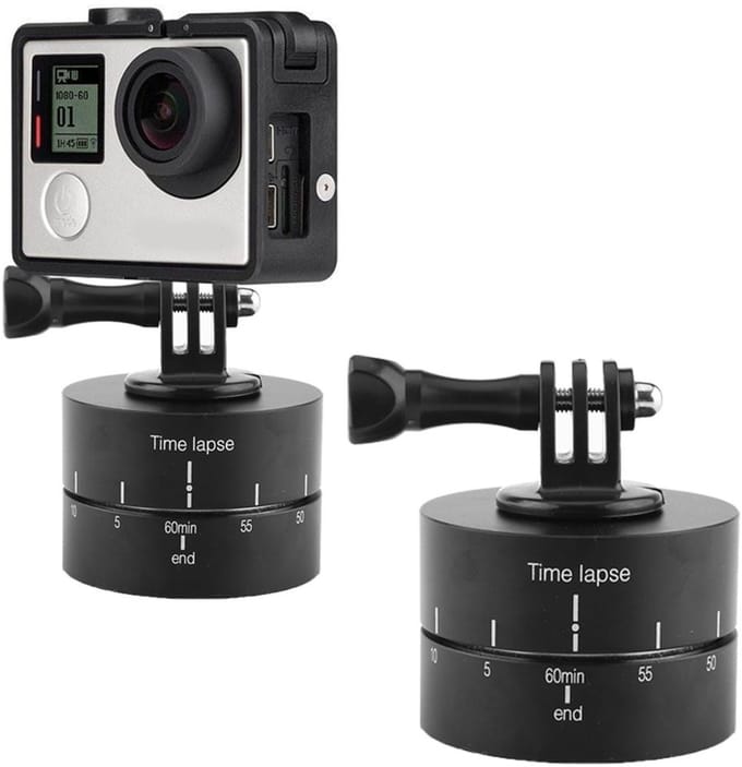 Dailygoods - 360° Roterend Statief met Adapter voor Smartphones en Camera's