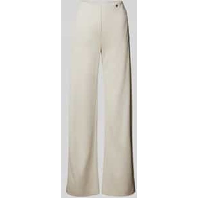 Stoffen broek met naadritszakken