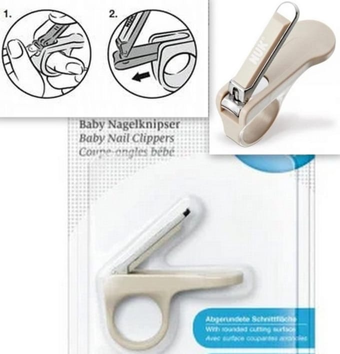 NUK baby nagelknipper - grijs Grijs