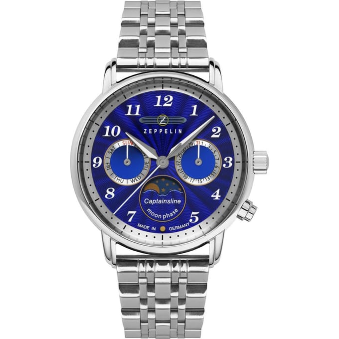 Zeppelin Friedrichshafen 8639M-3 Ultramarin Horloge