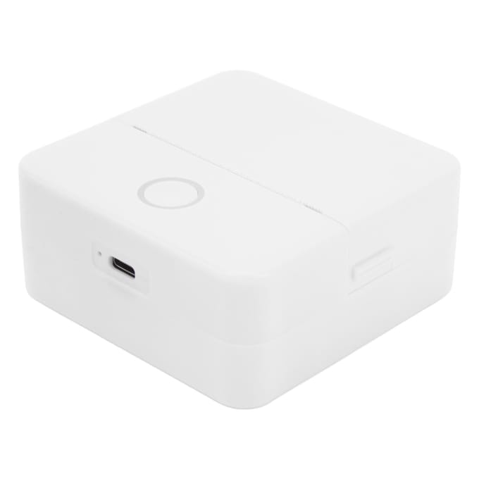 Mini Draagbare Thermische Printer Inktloze Zakprinter met APP voor Foto's Retro Stijl Foto's wit