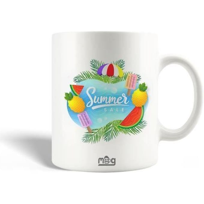 Mug en Céramique Citation été bonheur à les vacances