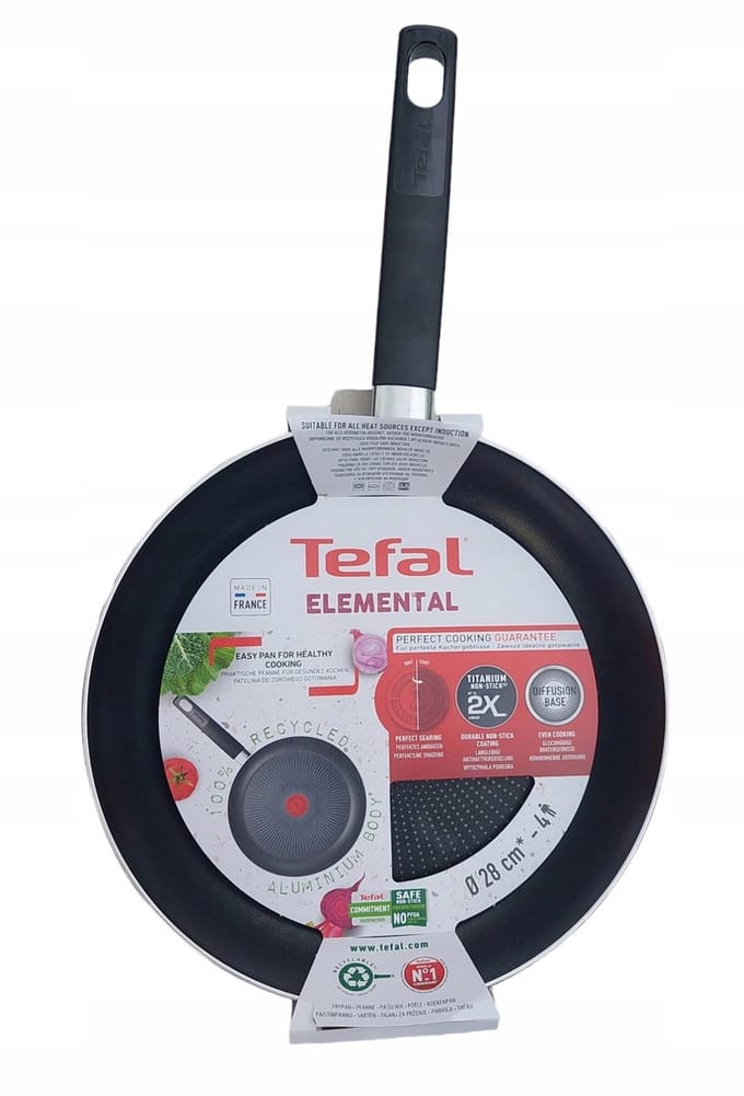 Tefal Elemental Koekenpan 28 cm - Antiaanbaklaag