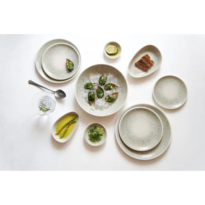 By Bone Dinerbord - Natura Ocean - Porselein - 30 cm - set van 6
