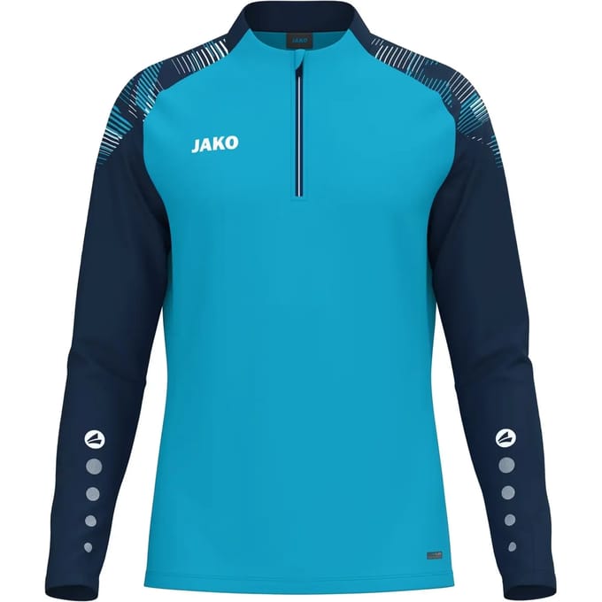 Jako Sonic Ziptop Heren - Aqua / Marine | Maat: M