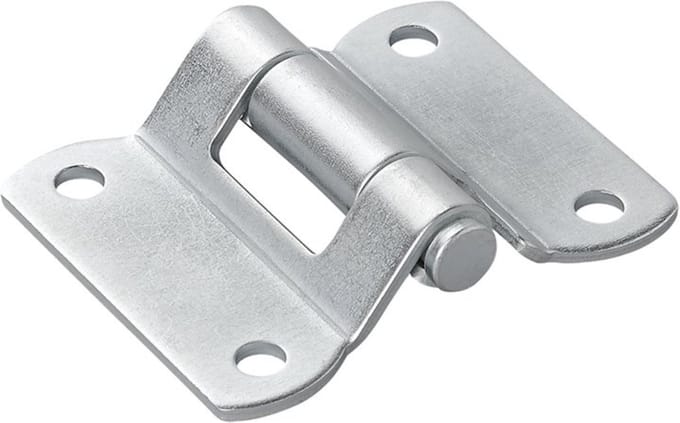 ProPlus Vlinderscharnier - staal - verzinkt - 73 x 61 mm - weerbestendig