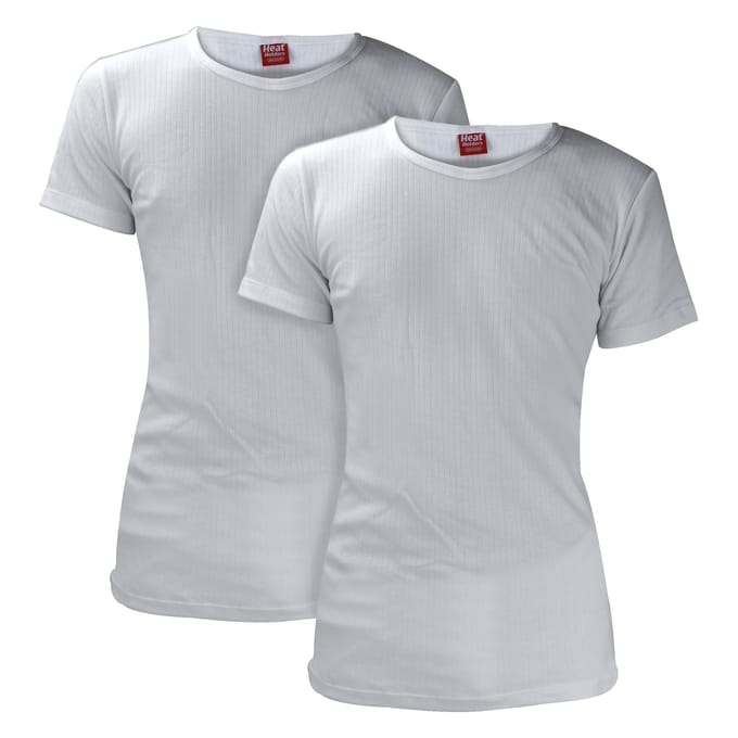 Heat Holders - 2-pack heren winter thermisch ondergoed met korte mouwen