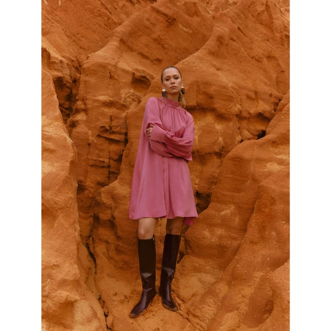 Lofty Manner - Dress Luvi - Coral