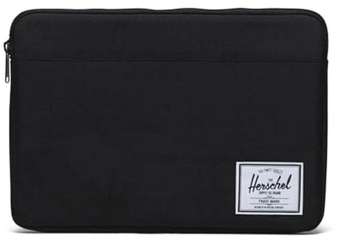 Zwarte 35,5 cm Laptop Sleeve van Gerecycled Materiaal