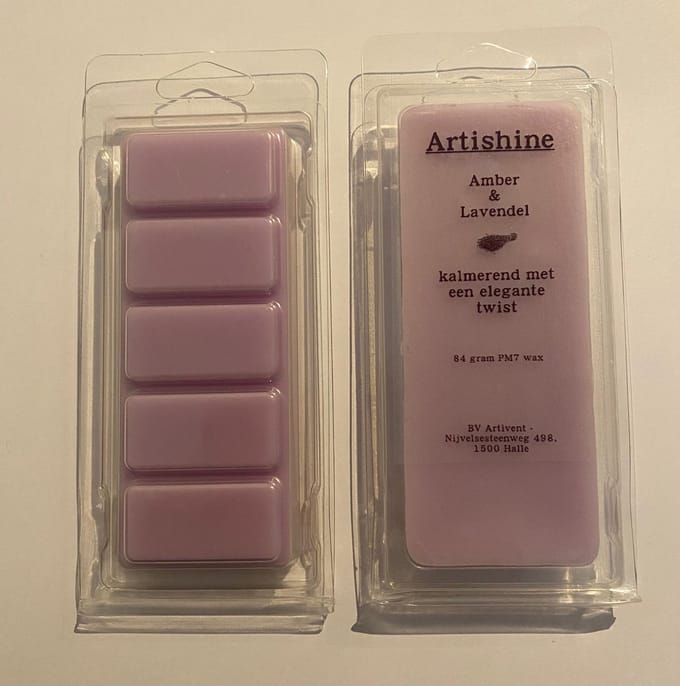 ArtiShine - Waxmelts - Amber & Lavendel (5melts - 84 gr !)